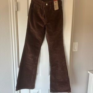 Levi's 526 Flare Women's Brown Corduroy Jeans